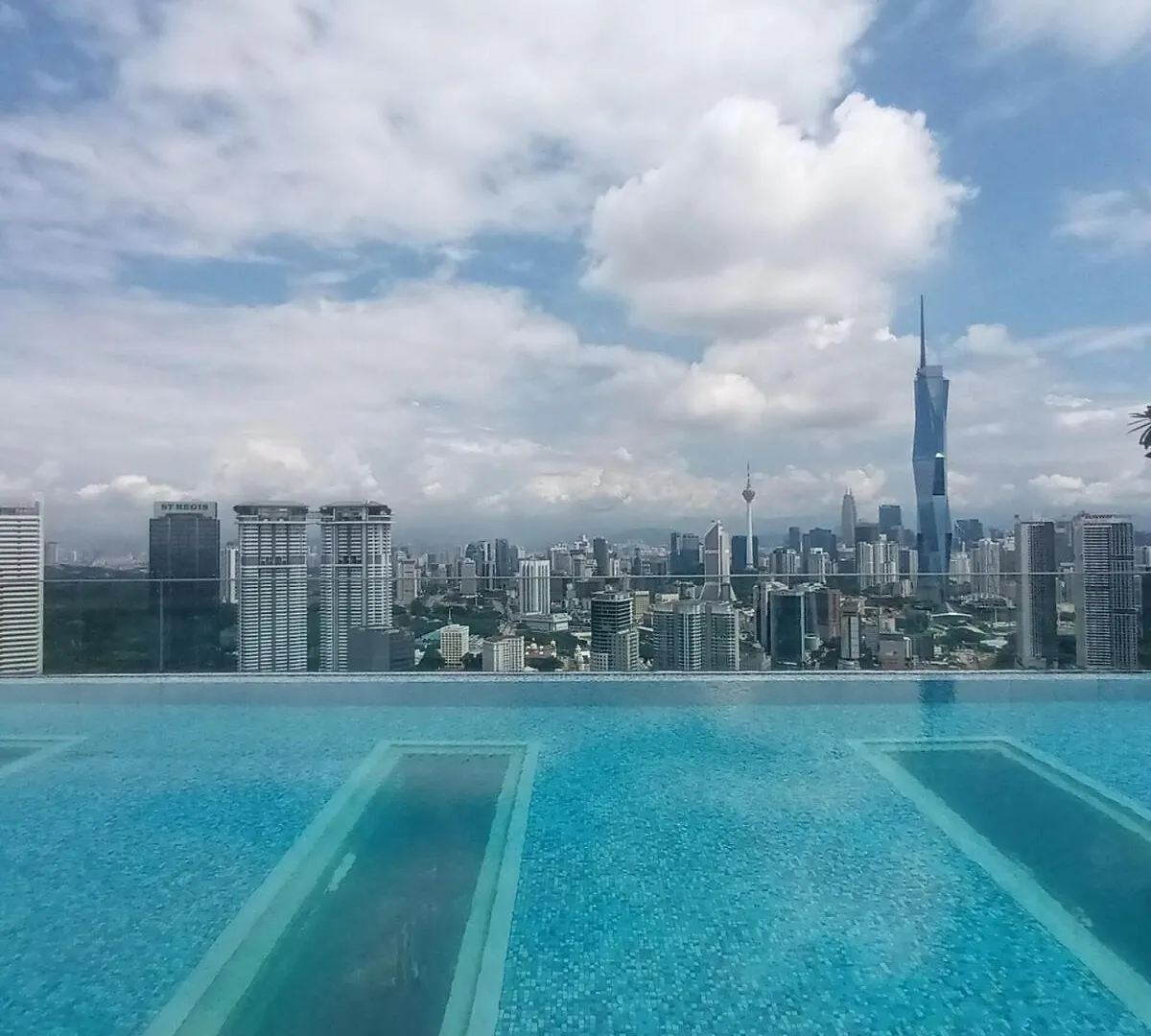 2 Interconnected Studios 4 Pax Sky Pool Gym Sauna Jazzuci Water Purifier Washerdryer Kuala Lumpur Apartment