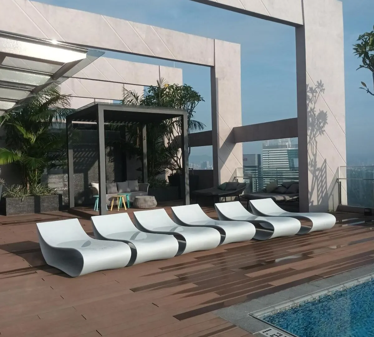 Apartment 2 Interconnected Studios 4 Pax Sky Pool Gym Sauna Jazzuci Water Purifier Washerdryer Kuala Lumpur