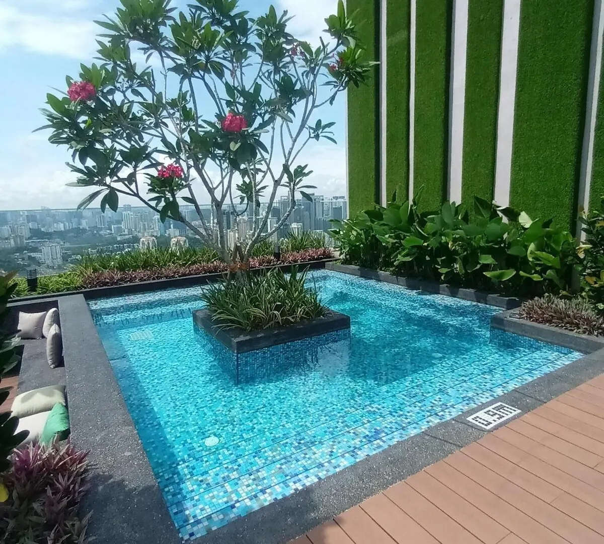 2 Interconnected Studios 4 Pax Sky Pool Gym Sauna Jazzuci Water Purifier Washerdryer Kuala Lumpur Apartment