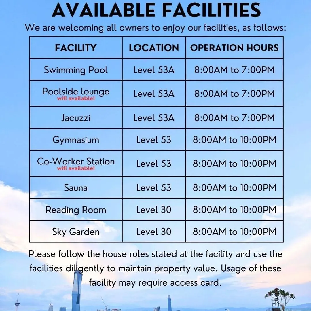 2 Interconnected Studios 4 Pax Sky Pool Gym Sauna Jazzuci Water Purifier Washerdryer Kuala Lumpur Apartment